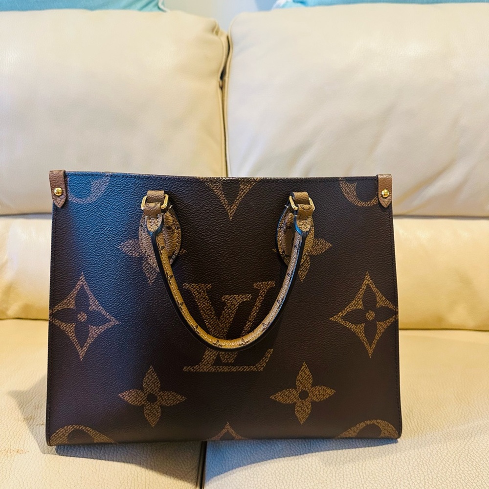 Louis Vuitton Dark Brown Monogram Tote
